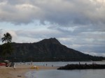 Diamond Head view from Wiakiki&nbsp;Beach