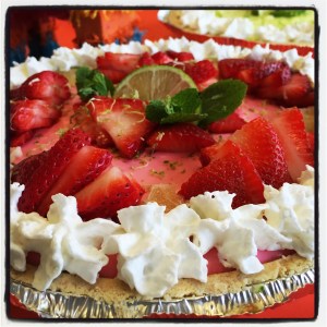 Strawberry Margarita Pie